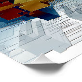 キューブ中心 ポスター (コーナー)