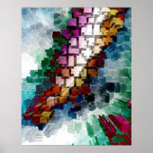 キューブ中心 ポスター (正面)