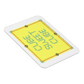 キューブ甘いキューブ |職場のユーモア マグネット (右側)