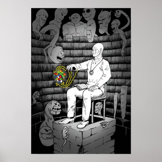 キューブ魔法とモンスター ポスター (正面)