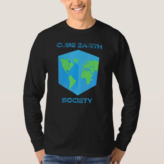 キューブ・アース・ソサエティ Tシャツ (正面)