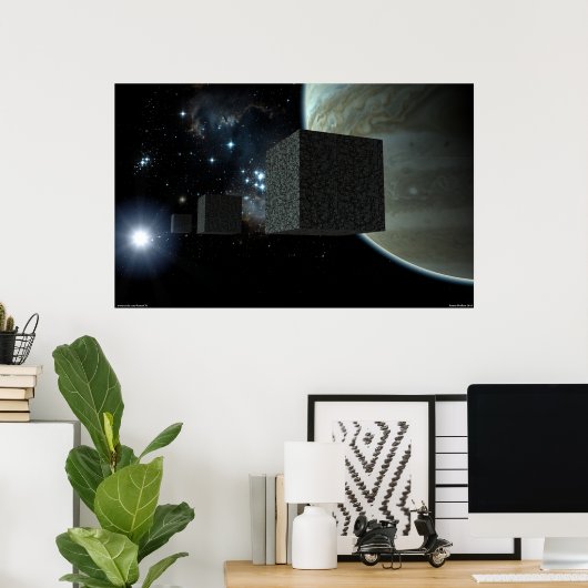 キューブ ポスター (ホームオフィス)