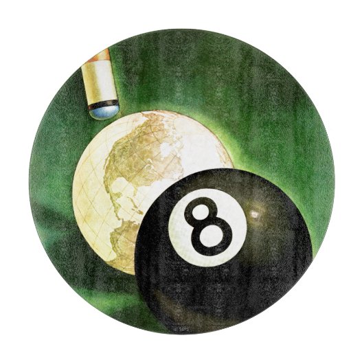 キューボールとしてのワールド カッティングボード (正面)