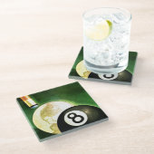 キューボールとしてのワールド ガラスコースター (アングル)