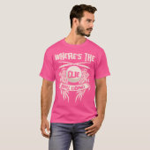 キューボール行くスヌーカービリヤードのスヌーカー Tシャツ (正面フル)