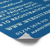 キューボール、プールクラブ、スヌーカークラブ広告ズ ポスター (角)