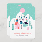 キューモダントノルディックウィンタースノーマウンテンビレッジ シーズンカード (正面/裏面)