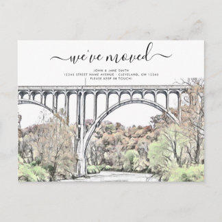 キューヤホガバレー引越し案内はがき 案内ポストカード