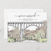 キューヤホガバレー引越し案内はがき 案内ポストカード (正面/裏面)