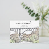 キューヤホガバレー引越し案内はがき 案内ポストカード (スタンド正面)