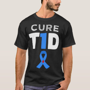 キュールタイプ1糖尿病 – T1D認識度ホープ Tシャツ