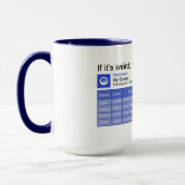 キュ風変わりー マグカップ (左)