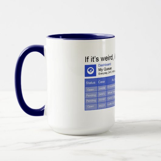 キュ風変わりー マグカップ (左)