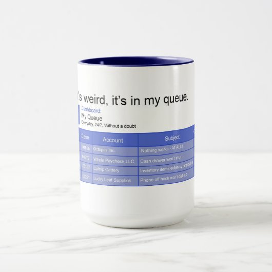 キュ風変わりー マグカップ (中央)