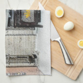 キョンドクリスマスの子犬バイフィレス絵画ズ キッチンタオル (四つ折り)