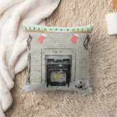 キョンドクリスマスの子犬バイフィレス絵画ズ クッション (ブランケット)