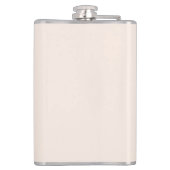 キラおもしろいフ付きフよくはしゃぐラススマイルカスタム文字 フラスク (裏面)