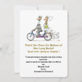 キラお洒落フ結婚ス サンキューカード (正面)