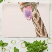 キラよくはしゃぐフおもしろいキッチンタオル キッチンタオル (折り畳み)