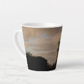 キラウアライトハウスインハワイ カフェラテマグ (左アングル)