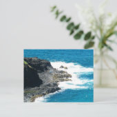 キラウエアの海岸線 キラウエア カウアイ ハワイ ポストカード (スタンド正面)