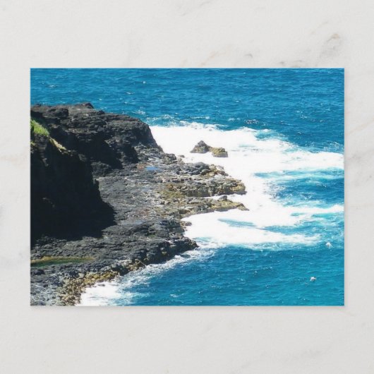 キラウエアの海岸線 キラウエア カウアイ ハワイ ポストカード (正面)