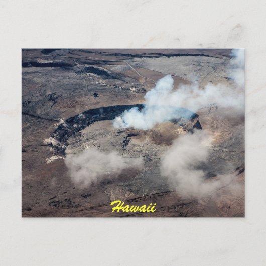キラウエアカルデラポストカード ポストカード (正面)