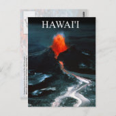 キラウエア噴火ハワイ火山国立公園 ポストカード (正面/裏面)