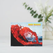 キラウエア噴火ハワイ火山国立公園 ポストカード (スタンド正面)