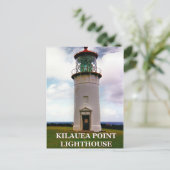 キラウエア・ポイント灯台、カウアイ島、ハワイ ポストカード (スタンド正面)
