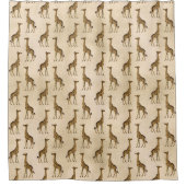 キラエレガントフヴィンテージシッスタイリッシュク シャワーカーテン (正面)