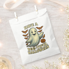 キラキラおばけの「ハロウィンをブーとお過ごしを」パーティー フェイバーバッグ