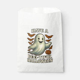 キラキラおばけの「ハロウィンをブーとお過ごしを」パーティー フェイバーバッグ