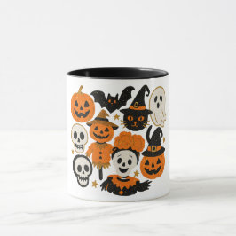キラキラお洒落のハロウィーン マグカップ
