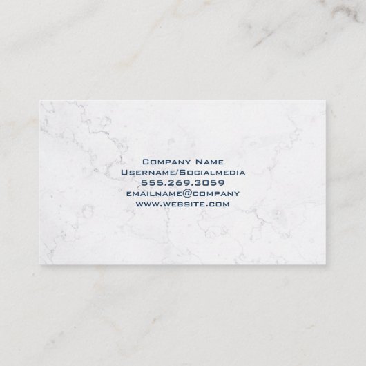 キラキラした歯 | 歯科 予約カード (裏面)