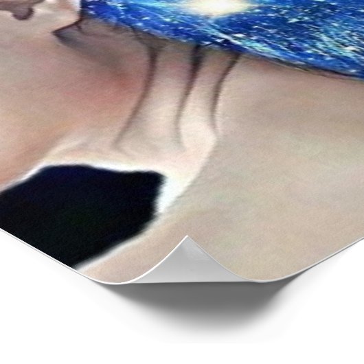 キラキラした髪 ポスター (角)