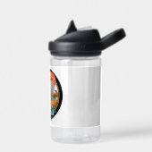 キラキラつま先サファリ象 – 子供のウォーターボトル ウォーターボトル (左面)