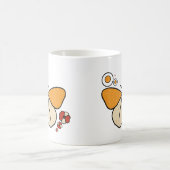 キラキラとキュートな蝶 コーヒーマグカップ (中央)