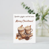 キラキラとギグレ、ホットココア:メリークリスマス 招待状 (スタンド正面)