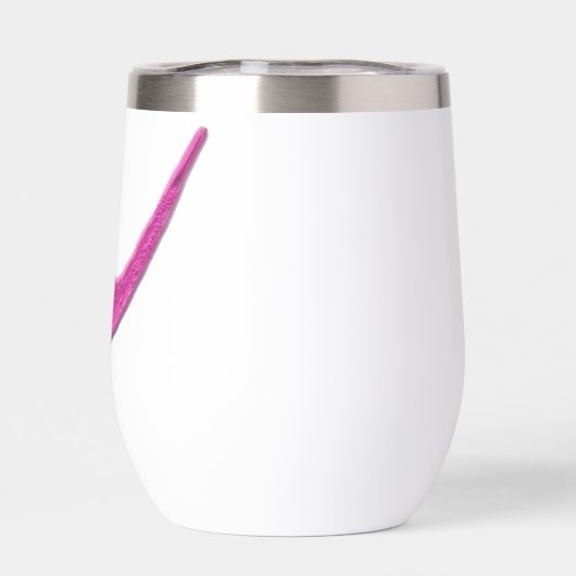 キラキラとピンクの蝶 (背面)