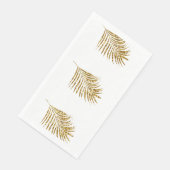 キラキラのゴールドパームトロピカルベイビーシャワーの結婚式 (コーナー)