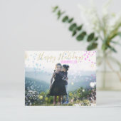 キラキラの写真と共に　楽しいホリデーシーズン シーズンカード (スタンド正面)