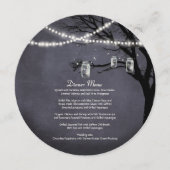 キラキラの列のアウトドア素朴ナイトツリー メニュー (正面)