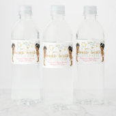 キラキラの小さな星のジェンダーが民族を明らかにする ペットボトルラベル (ボトル)