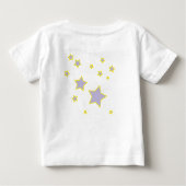 キラキラの小さな星 ベビーTシャツ (裏面)