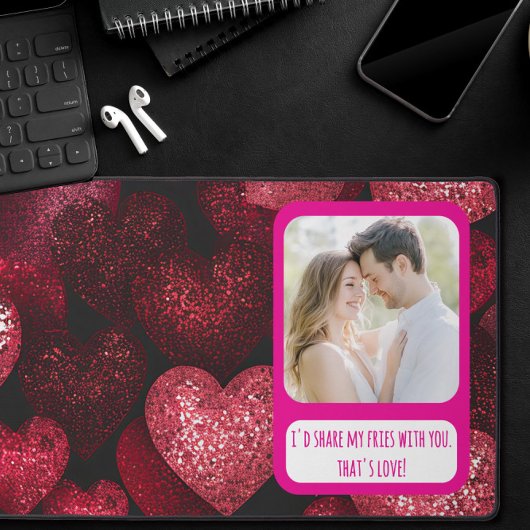 キラキラの愛共有マイ・フライ デスクマット