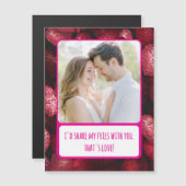 キラキラの愛共有私のフライス磁気カード (正面/裏面)