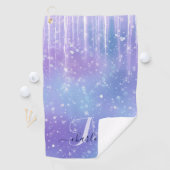 キラキラエレガント輝く紫 ゴルフタオル (インサイチュ)