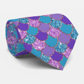 キラキラカラフル輝くマーメイドはかりで測パターン ネクタイ (ロール)