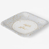 キラキラキラキラキラ小男女兼用星 ペーパープレート (傾斜あり)